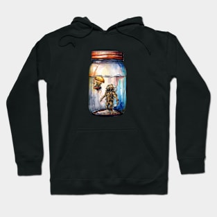 Steampunk Jellyfish and Diver Jar Hoodie